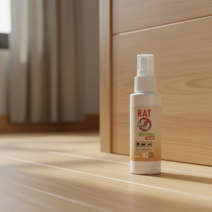Rat Repellent Spray 50Ml Natural Safe Amp Non Toxic Rodent Deterrent For Home Kitchen Car And Storage Areas 3702015