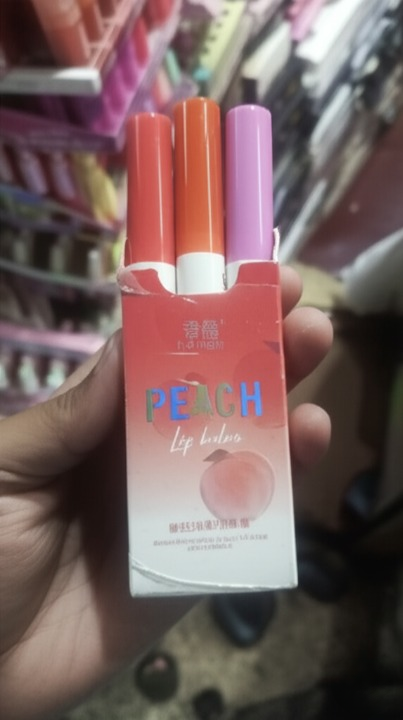 3 In 1 Shijing Peach Lip Balm 3 In 1 Moisturizing Hydrating Protective Nourishing Lip Care With Vitamin E Natural Peach Flavor Organic Vegan Cruelty Free