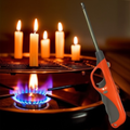 Electronic Refillable Gas Lighter For Kitchen Stove Candle Camping And Outdoor Use Durable Butane Ignition With Easy Refill Design Portable And Eco Friendly Multipurpose Flame Lighter F