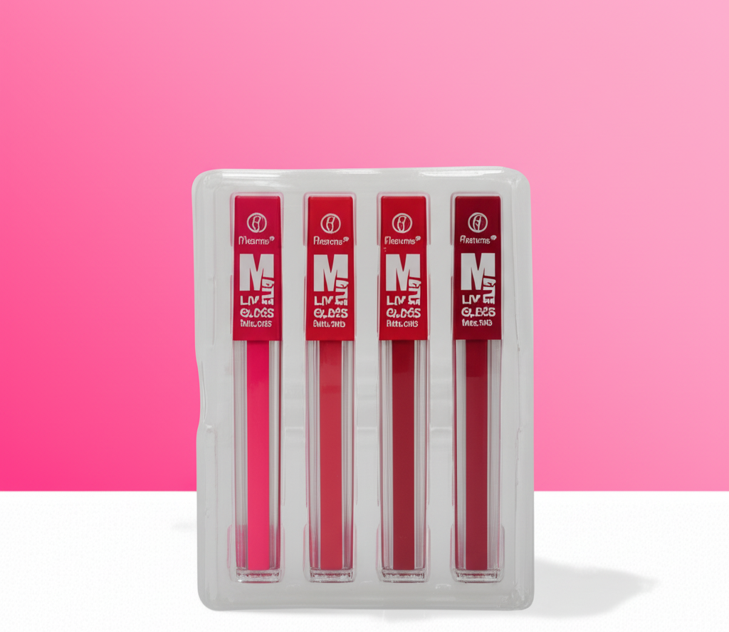 6 Piece Matte Lip Gloss Set Waterproof Lip Color Kit For All Day Wear