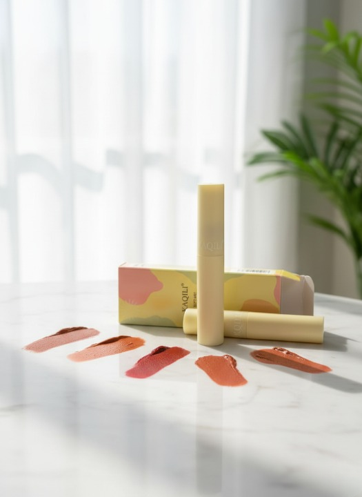 Kaqili Soft Mist Lipgloss – Velour Air Lip Glaze, Lightweight Matte Finish, Long-Lasting Hydration &amp; Smooth Texture – Shades Of Red - Shade Of Red 1