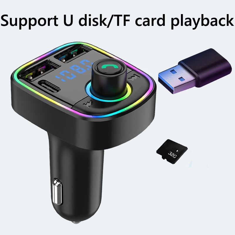 C1 Car Mp3 Player Car Wireless Fm Transmitter Car Mp3 Modulator Car Accessories Random Color