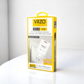 V007 Type C Fast Charger Vizo V007 Type C Charger Charger For Android Mobile Phone Charger 18W Without Cable