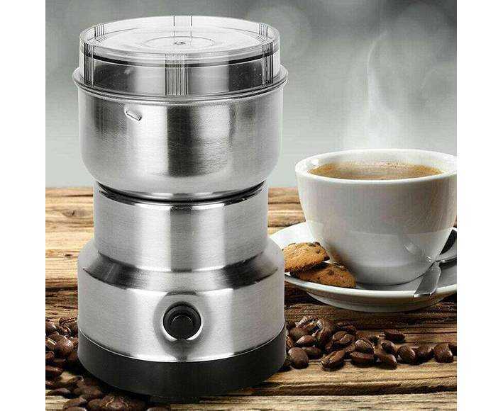 Multi Purpose Electric Coffee Grinder Automatic Coffee Spice Bean Grinder Stainless Steel Raf 2340049