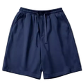 Men’s Navy Blue Jersey Shorts – Comfortable Casual Wear - M