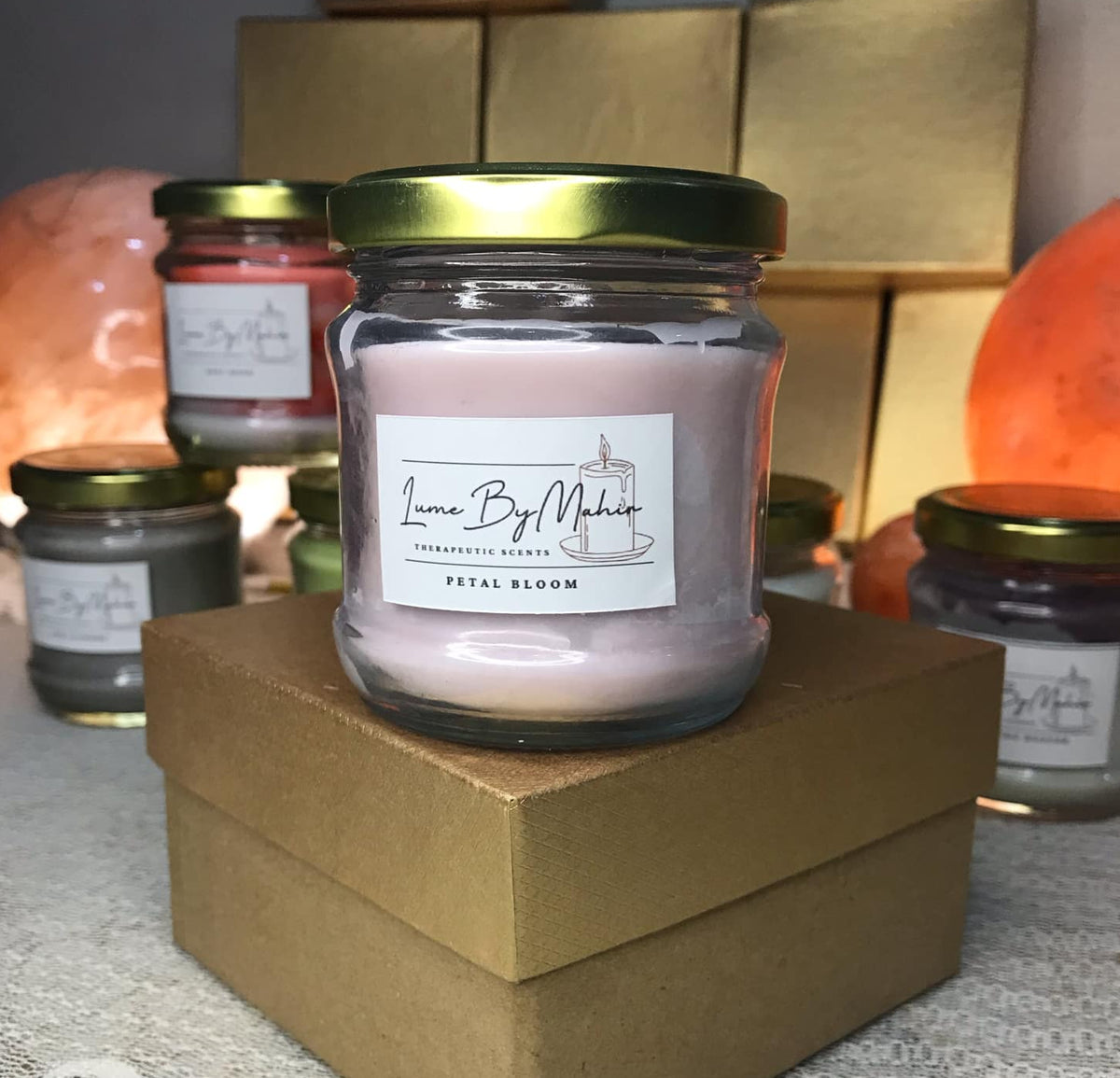 Petal Bloom Candle Where Every Flame Blooms Like A Midnight Garden Handmade Jasmine Sambac Soy Wax Candle 100 Gram