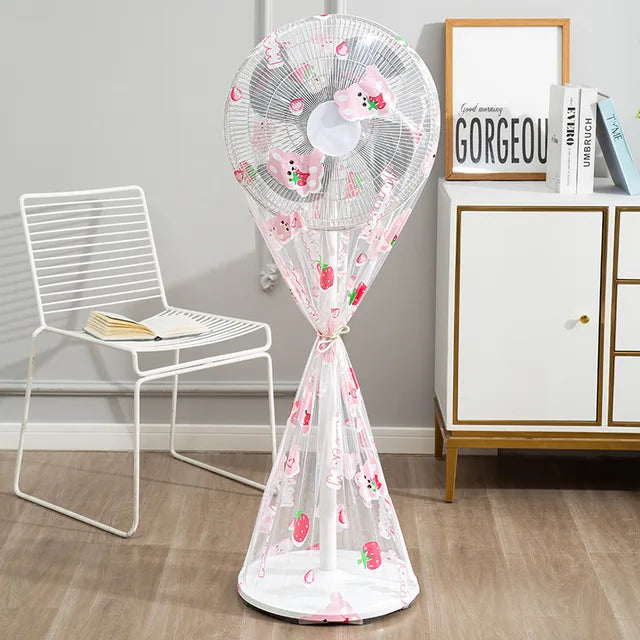 Peva Material Universal Electric Fan Dust Cover Prevent Aging Of Fan Blades Circular Electric Fan Sleeve Electric Fan Cover