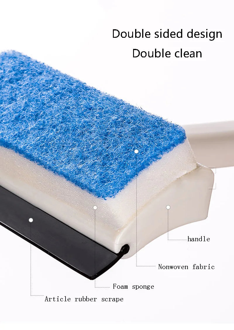 Foam Wiper For Window Glass Cleaning Brush Squeegee Rubber Window Wiper Cleanerrandom Color 2