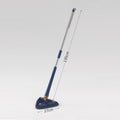 New Extended Triangle Mop 360 Twist Squeeze Wringing X Type Window Glass Toilet Bathrrom Floor Household Cleaning Ceiling Dusting Each 630644