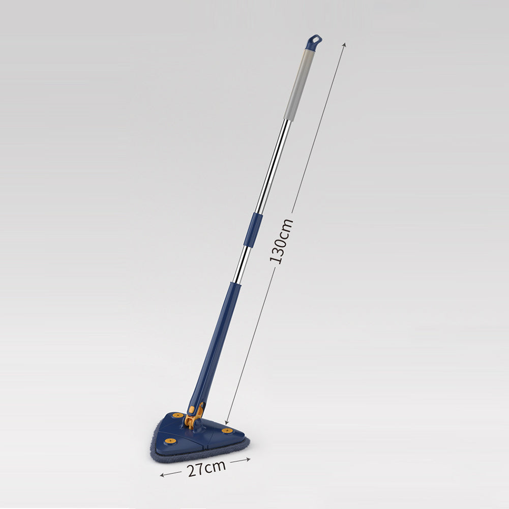 New Extended Triangle Mop 360 Twist Squeeze Wringing X Type Window Glass Toilet Bathrrom Floor Household Cleaning Ceiling Dusting Each 630644