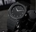 Full Black Aura Quartz Analog Watch Lightweight Premium Design For Men Boys Without Box