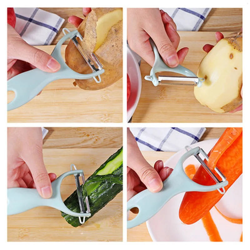 Colorful Plastic Handle Stainless Steel Vegetable Peeler Sharp Blade For Effortless Peeling Vegetable Peeler