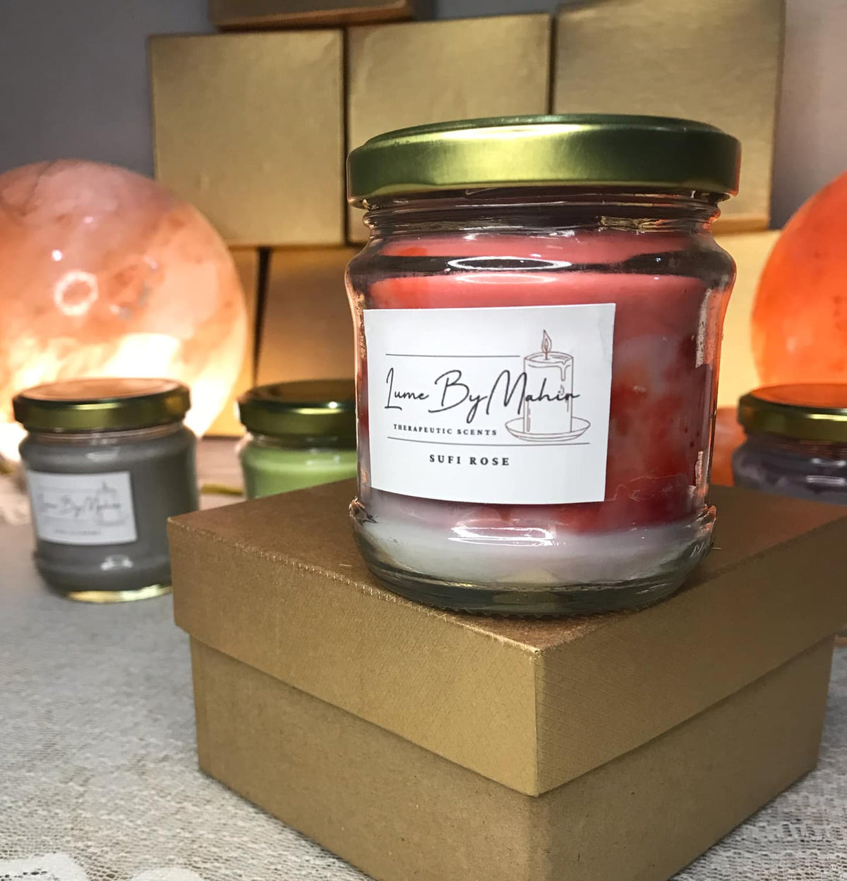Sufi Rose Candle A Divine Bloom Of Spirituality And Love Handmade Floral Citrusy Soy Wax Candle 100 Gram