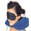 3 In 1 Combo Travel Kit Of Neck Pillow Eye Mask And Ear Plug Random Colour
