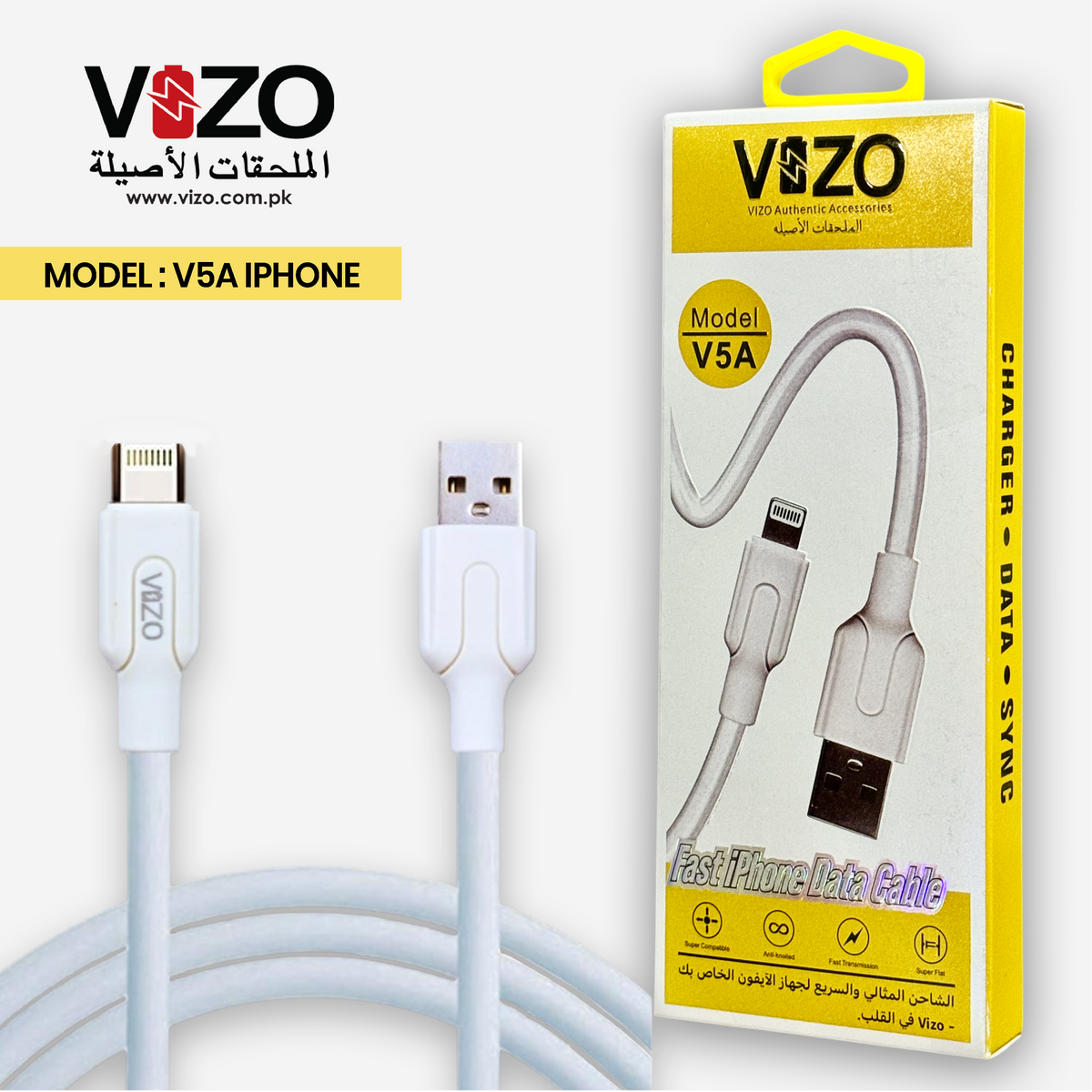 V5A Iphone Lightning Cable Best Quality Cable For Iphone Iphone Charging Cable Iphone Charging Pin
