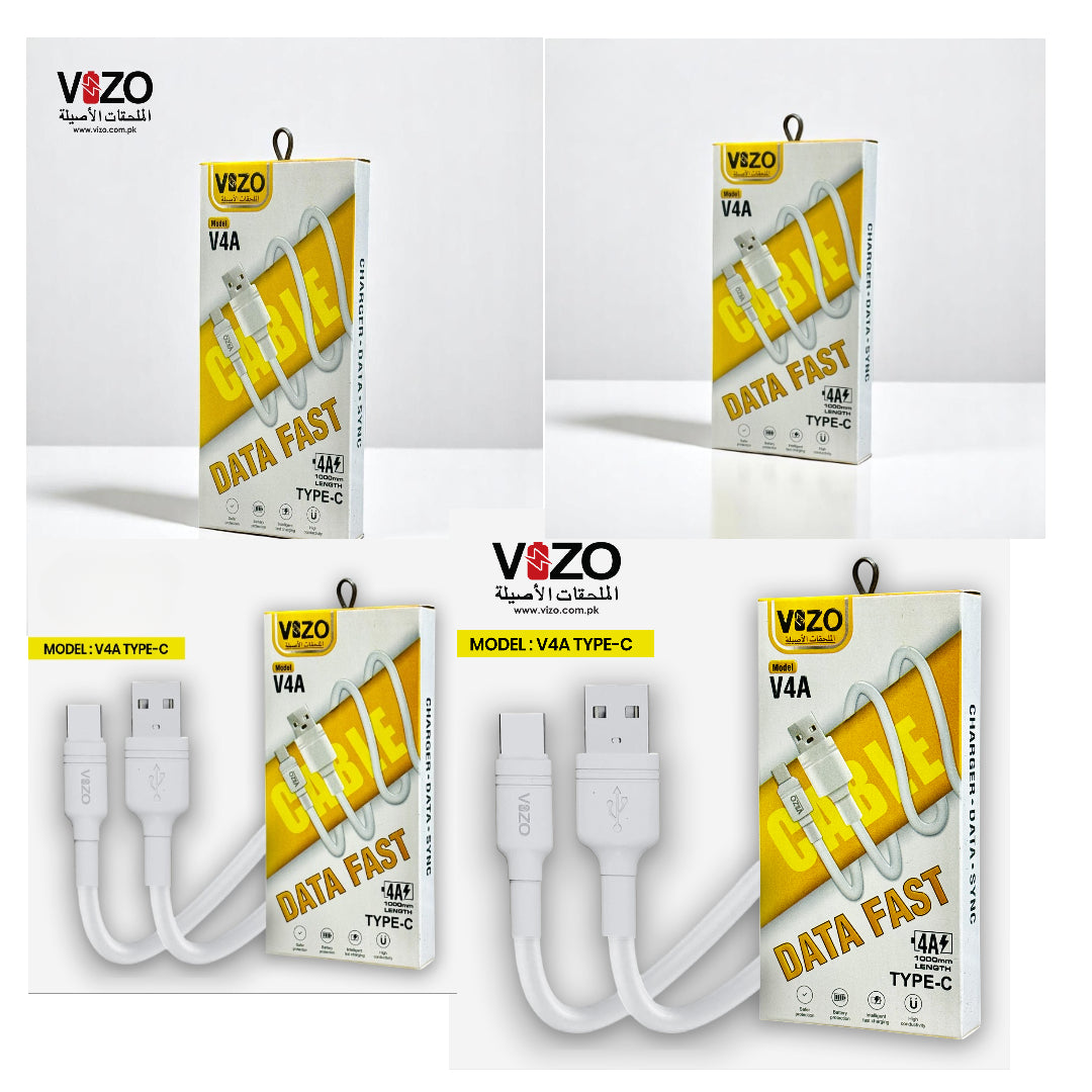 V4A Type C Fast Charging Cable Type C Charging Cable Fast Charging Cable Type C Cable V4A Cable For Mobile Phone