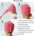 Best Hair Dryer Cap Towel - Hair Wrap Towel for ladies (random colors) - Pack of 1