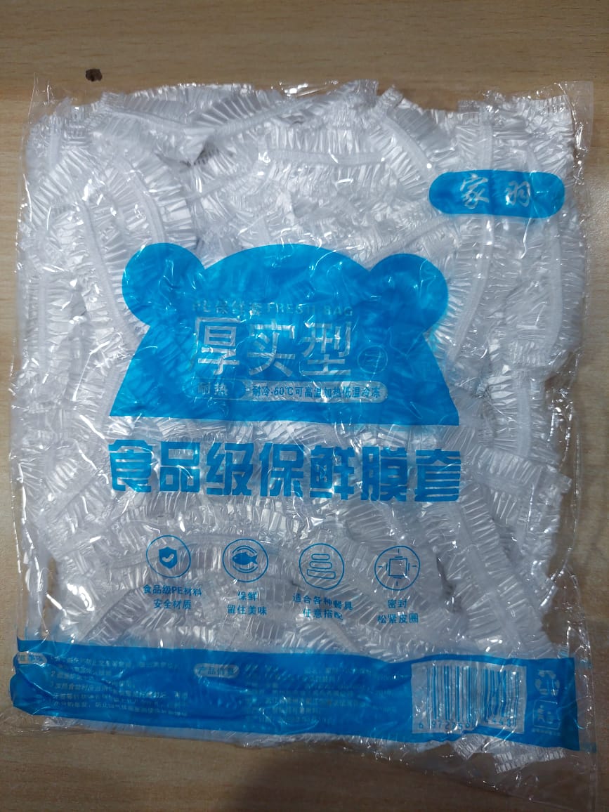 100Pc Disposable Cling Film Cover Household Refrigerator Food Fruit Preservation Cover Dust Proof Plastic Fresh Keeping Cover