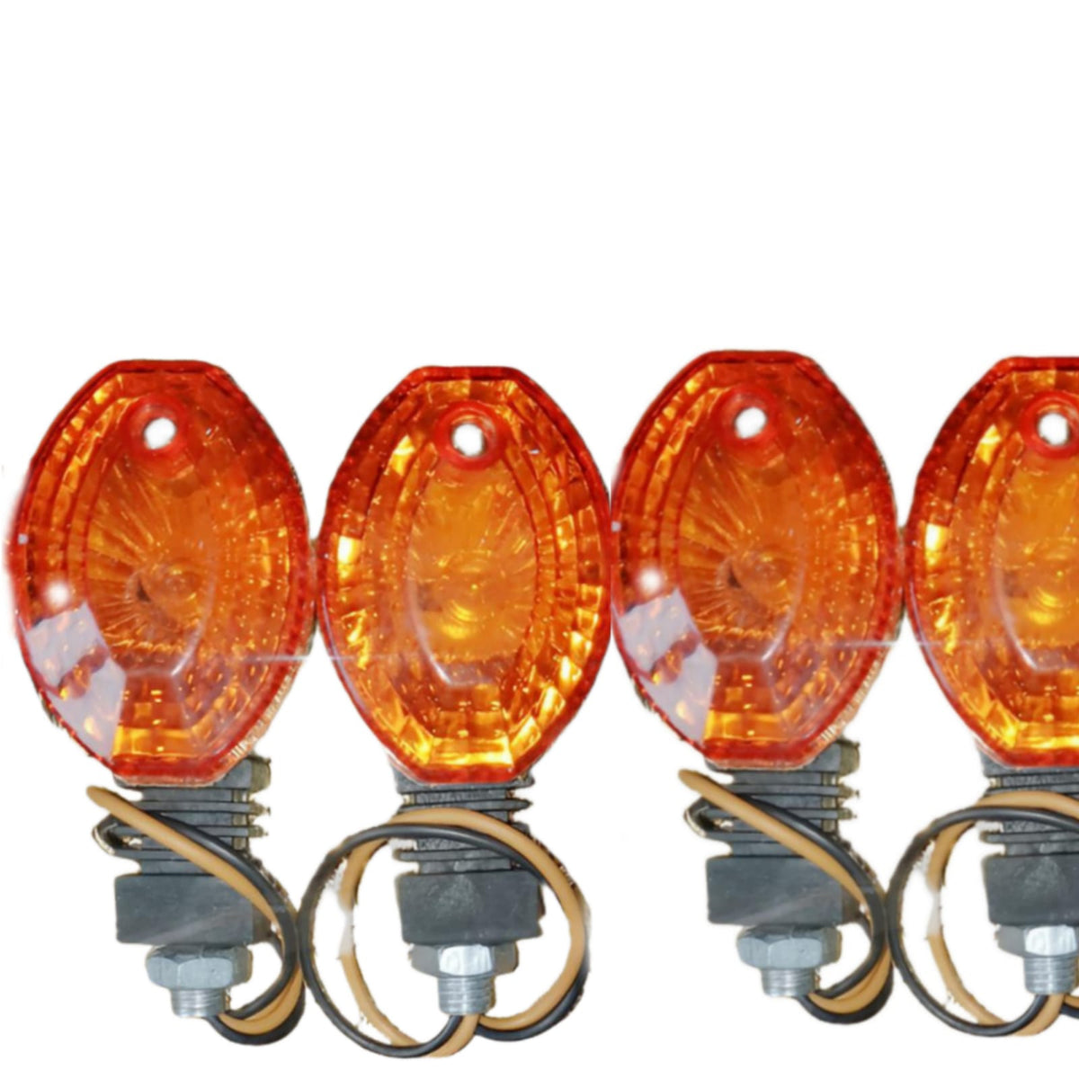Indicator For Bike Mini Size Flexible Unbreakable Yellow Color 4 Pcs