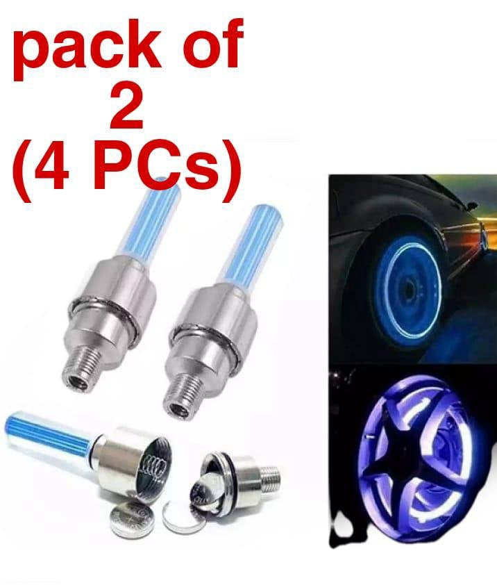Led Neon Light Sensor Led For Car Wheel - Green Pack Of 2
