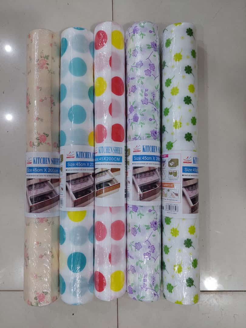 1 Roll Kitchen Polka Foamic Sheet 45200Cm Random Color
