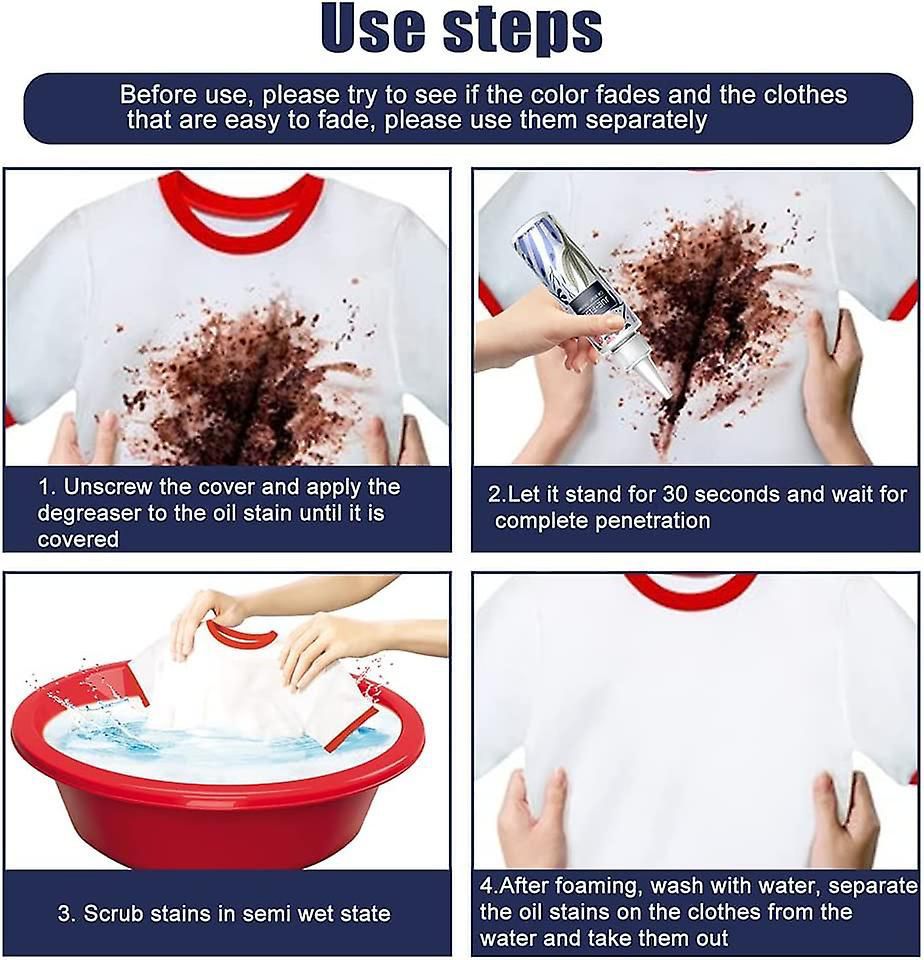 100Ml Useful Stain Cleaning Agent Effective Natural Stain Removal Agent Stain Remover Cleaning Agent