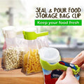 1 Bag Clips For Foodbag Clips With Cap Kitchen Food Storage And Organization Moisture Sealing Clamp Random Color