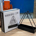 Mosquito Coil Holder Incense Burner Decorative Ornament Craft Triangle Black