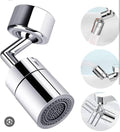 1080Rotatable Faucet Aerator Bathroom Washbasin Tap Splash Filter Kitchen Faucet Extend Faucet Water Saving Bubbler Nozzle 883217
