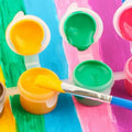 High Quality Non Toxic Kids Drawing Use 6 Pack Acrylic Paints Set 6 Colors