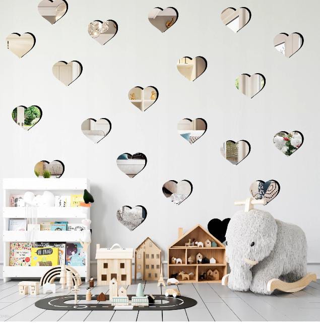 Pack Of 100Pcs Acrylic Sticky Heart %F0%9F%A4%8D