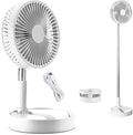 Folding Telescopic Floor Fan Summer Silent Desktop Direct Electric Fan For Office Bedroom School Random Color