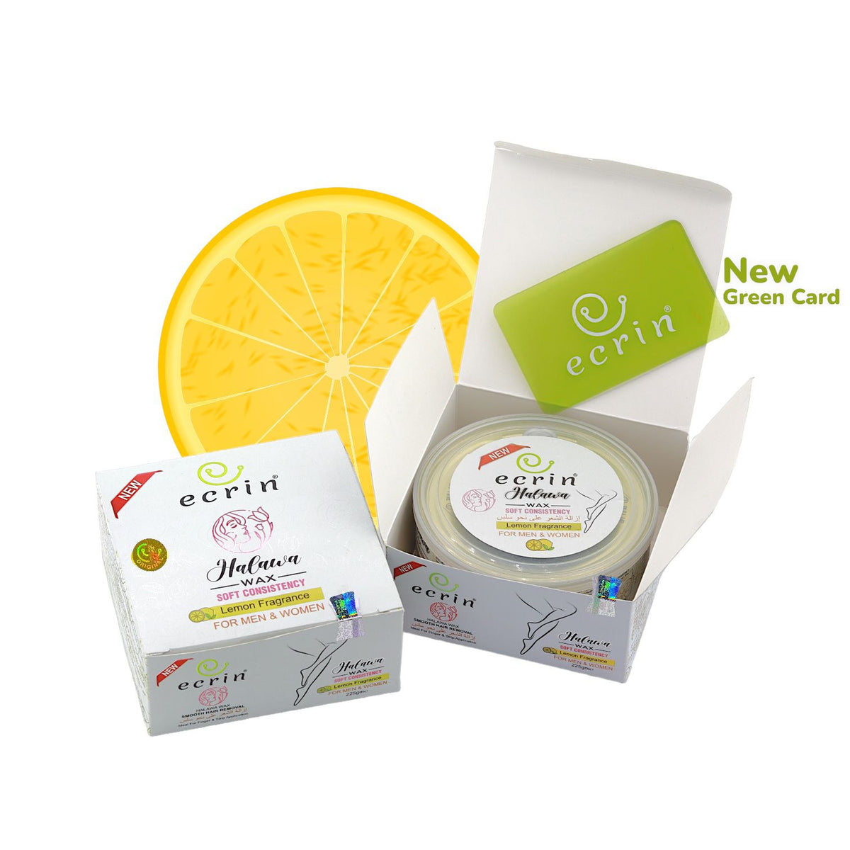 Ecrincosmetics Ecrin Organic Halawa Wax 100 Lemon Sugar Base 225G