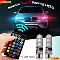 Smds Led Car Parking Light Bulbs Pair Remote Control
