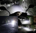 2Pcs Work Lights 6 Led Motorcycle Headlight Spot Light Waterproof Super Bright Auxiliary Scooters Universal 12V Led Bar