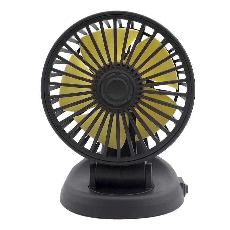 Portable Car Cooling Fan Multi Angle Rotatable With Usb Cable For Car Truck Suv Rv 5V Usb Powered
