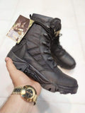 Men's Comfortable Boots, Black Delta - 40