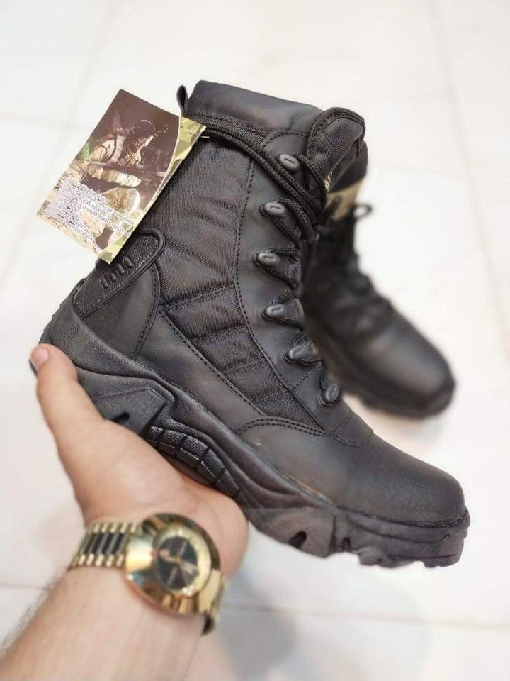 Men's Comfortable Boots, Black Delta - 40