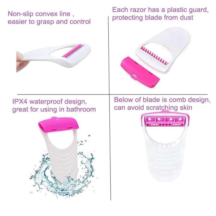 6 Pcs Ladies Womens Girls Shaver Trimmer Bikini Razor Soft 2