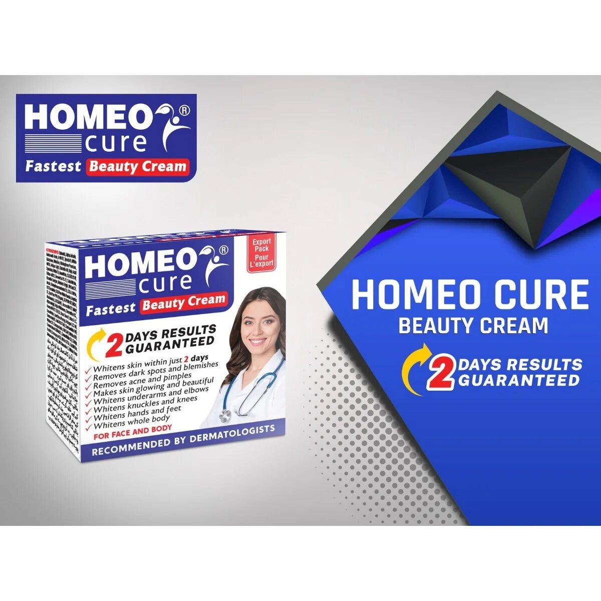 Homeo Cure Beauty Cream Highly Concentrated Fastest 2 Days Results Guaranteed 2