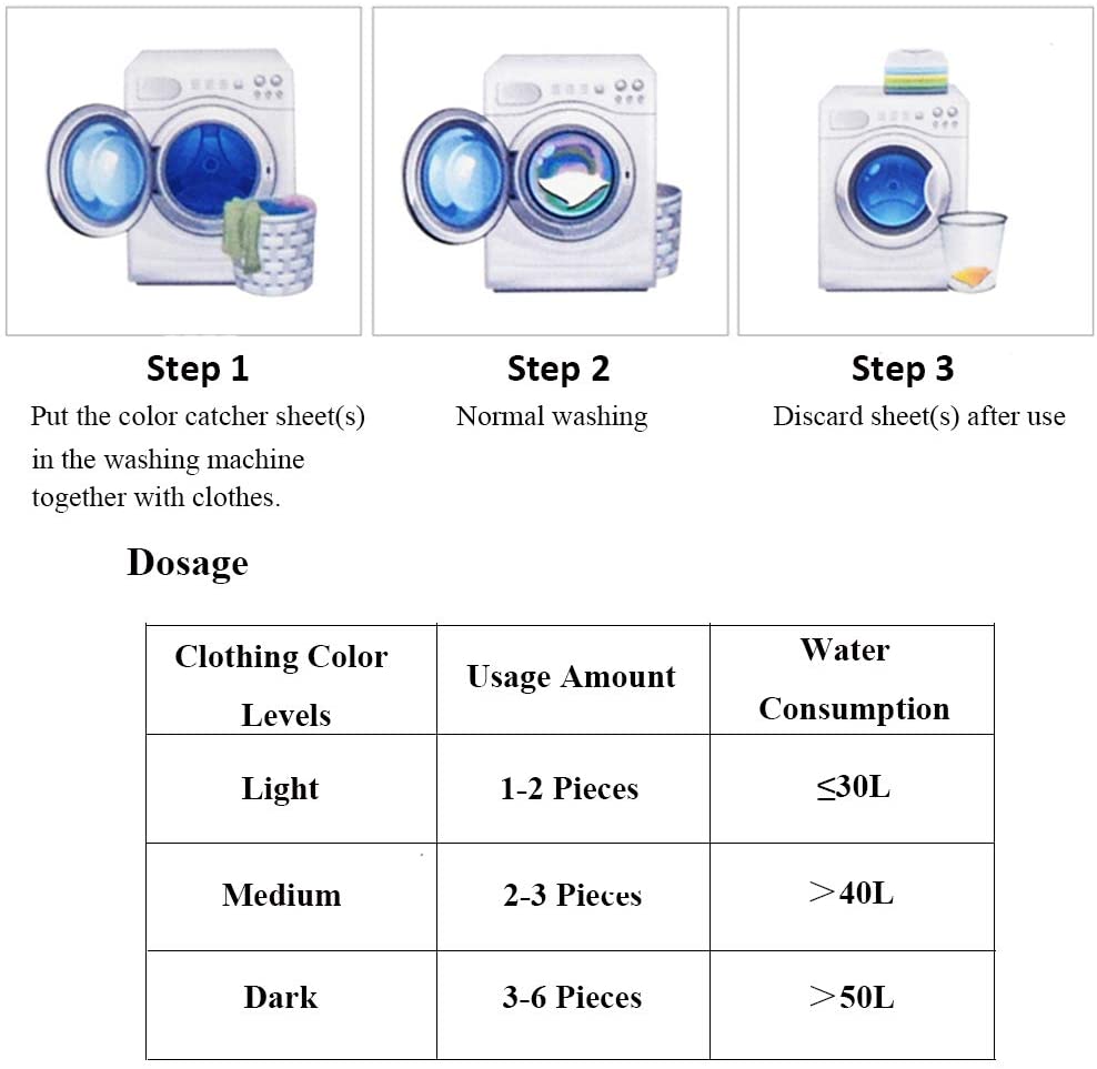 Sprouutt Color Grabber 8 Sheets Stain Remover Protects Laundry From Color Runs Or Bleeds Color Catcher Dye Trapping Sheet