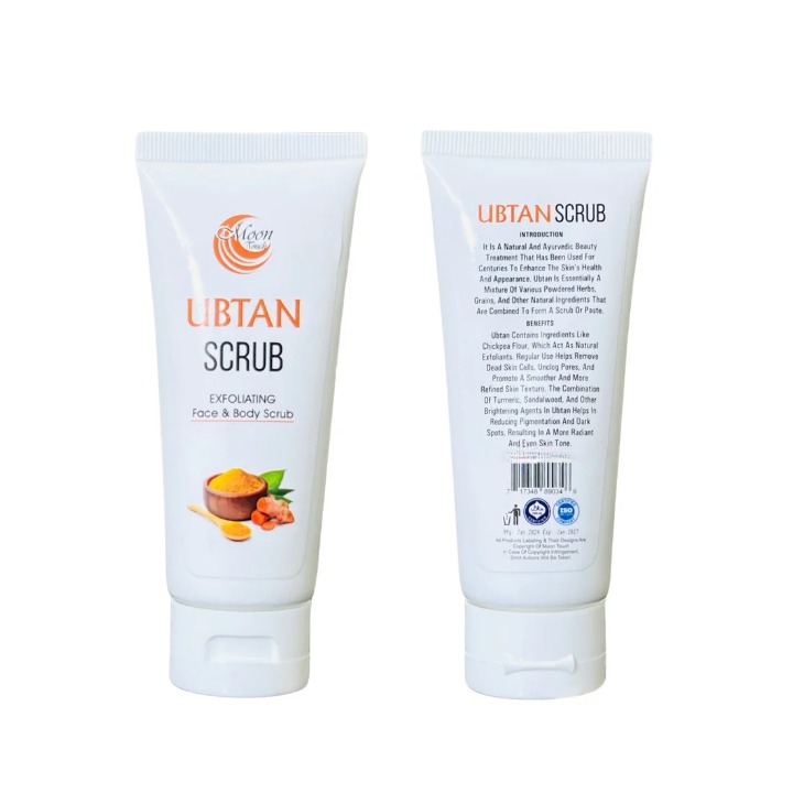 Ubtan Scrub exfoliating face and body Scrub