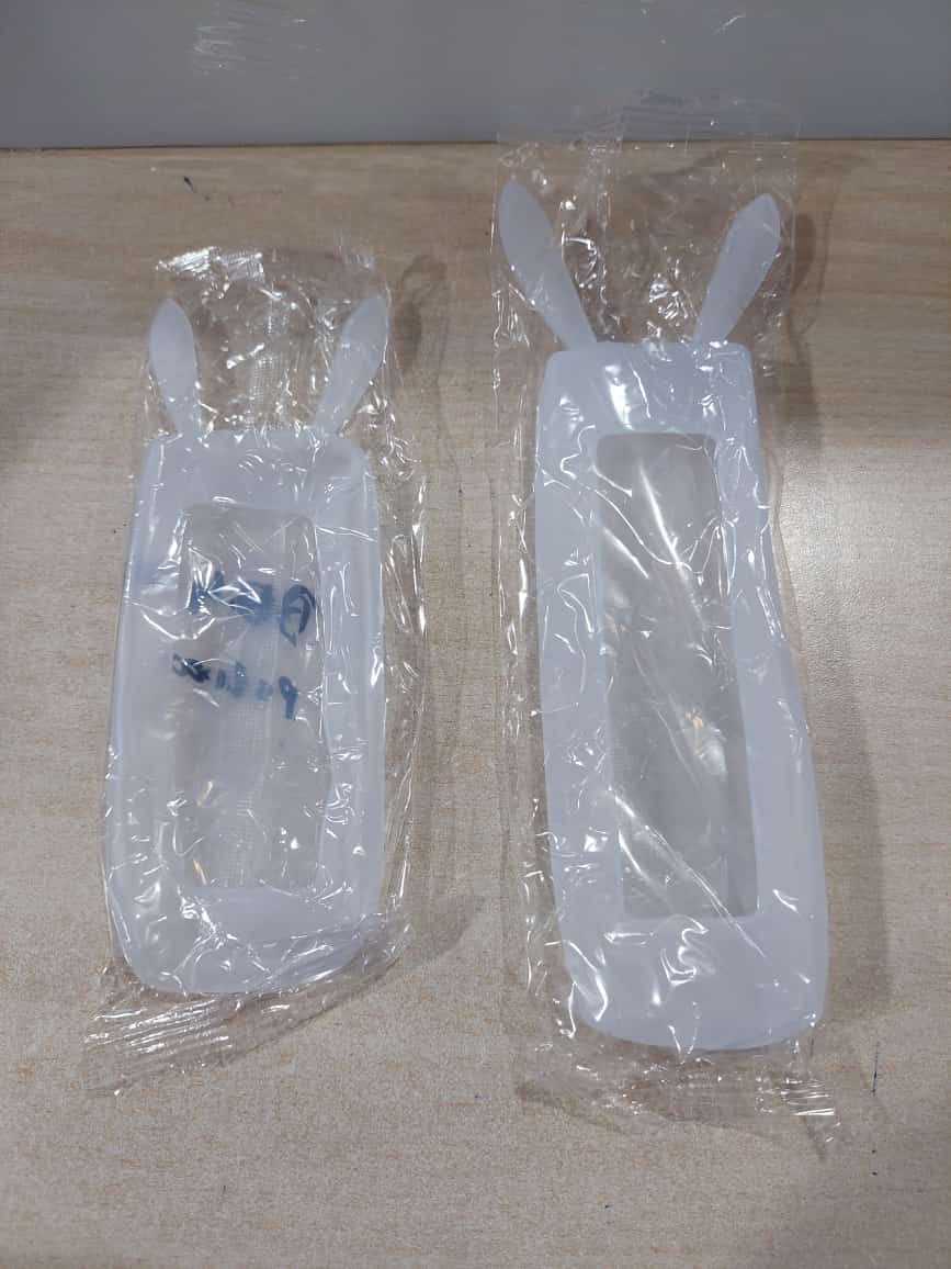 Cute Rabbit Silicone Remote Control Protective Case - Small