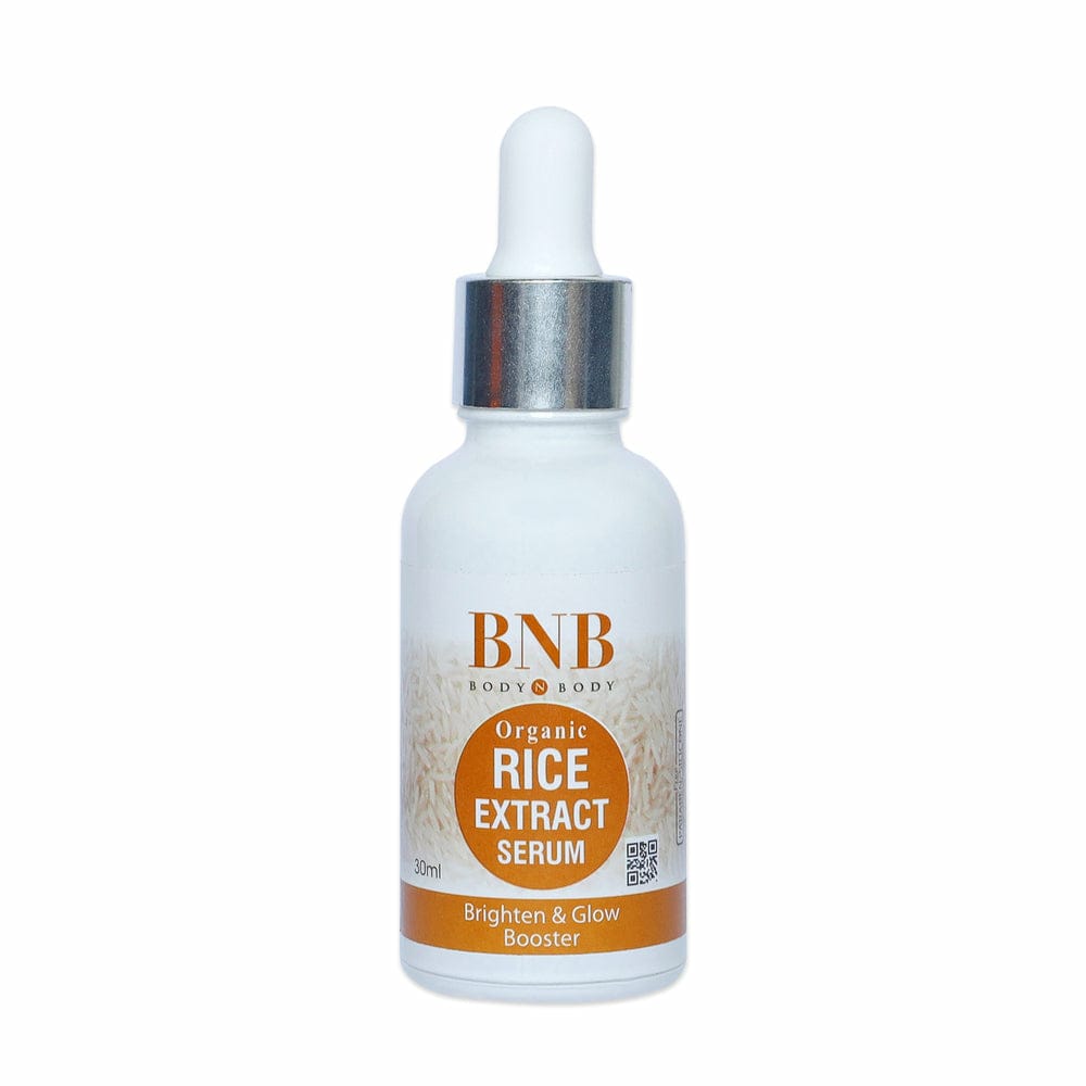 Bnb Organic Rice Extract Serum Brighten Glow Booster Face Serum 30Ml