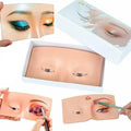 Makeup Practice Dummy Face Reusable Silicone Eye Makeup Training Model For Beginners