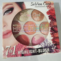 Pack Of 2 Seven Cool Blush 2 In 1 Mascara Liner Deal