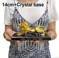 Get Golden Lion Car Dashboard Decoration Modern Abstract Style Resin Panther Statue Home Decor Accessories
