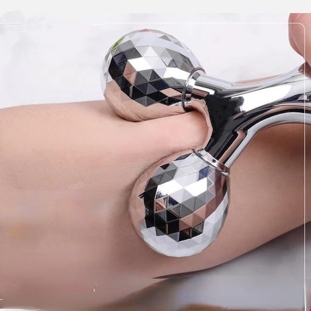 3D Face Massager Roller 360 Rotation Handheld Y Shape Plastic Tool For Face Lifting Anti Wrinkle Skin Firming And Full Body Relaxation Nm 091 Random Color