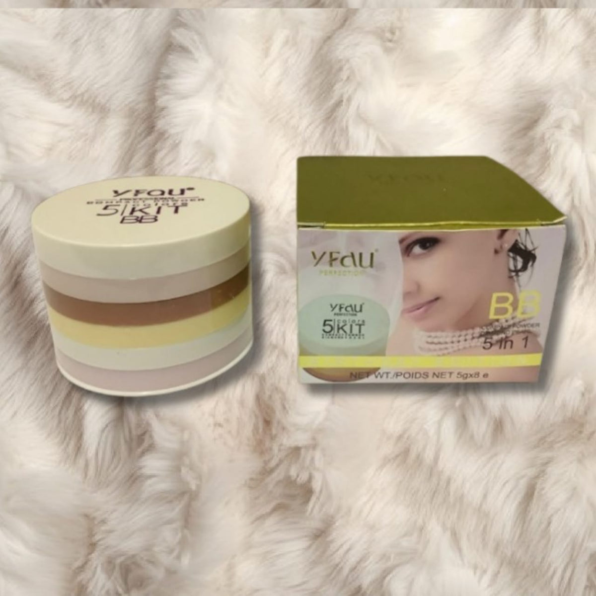 5 in 1 Compact Face Powder
