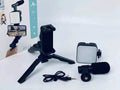 Ay 49 Vlogger Video Making Kits Vlog Microphone Led Fill Light Mini Tripod Mobile Holder